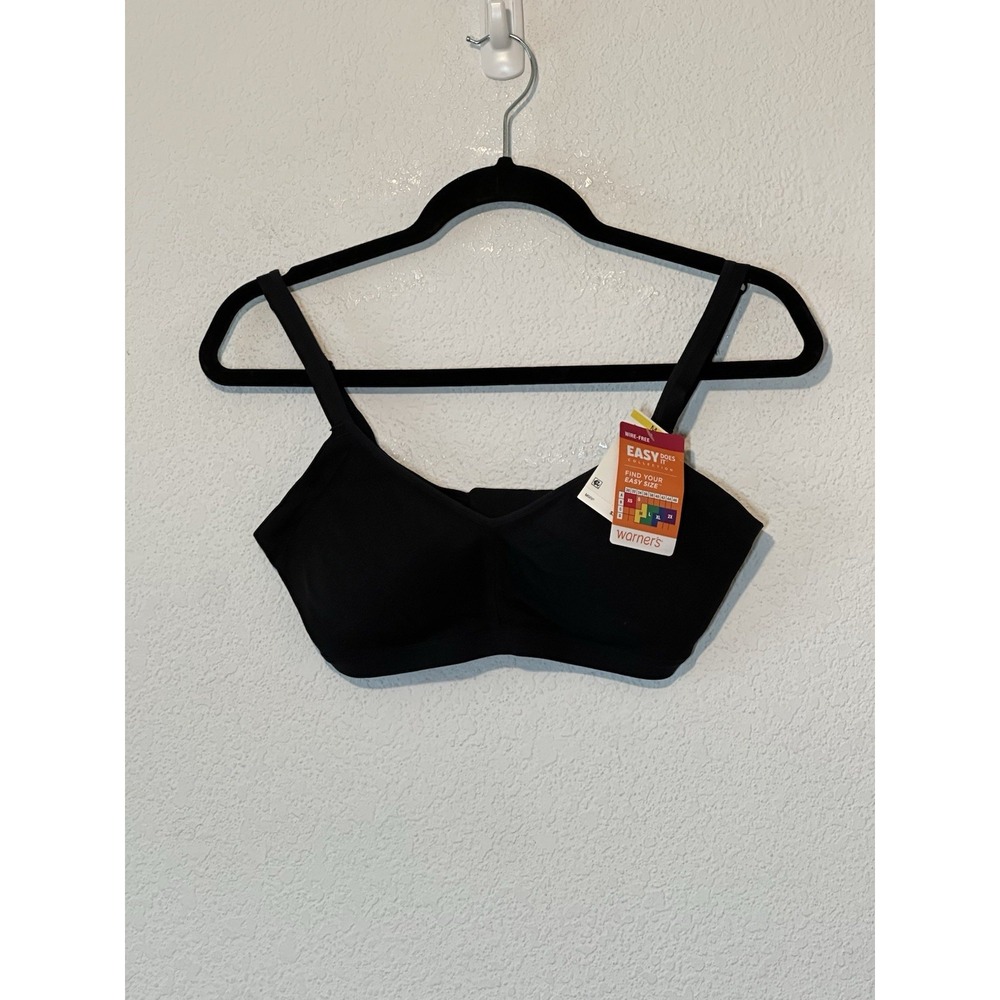 NEW Warners Womens Medium Easy Does It Wireless Comfort Bra